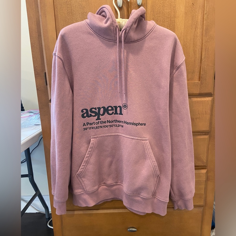 COPY - Purple aspen sweatshirt with hood
